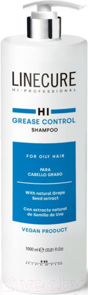 Изображение товара Шампунь для волос Hipertin Linecure Grease Control Shampoo For Oily Hair (1л)
