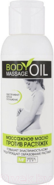 Изображение товара Масло косметическое Medicalfort Массажное против растяжек (100мл)