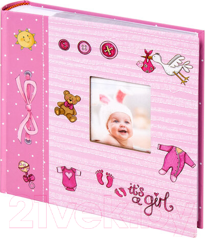 Изображение товара Фотоальбом Brauberg It's A Girl / 391145 (розовый)
