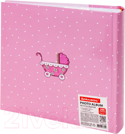 Изображение товара Фотоальбом Brauberg It's A Girl / 391145 (розовый)