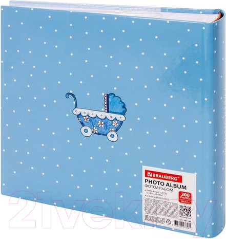 Изображение товара Фотоальбом Brauberg It's A Boy / 391146 (голубой)