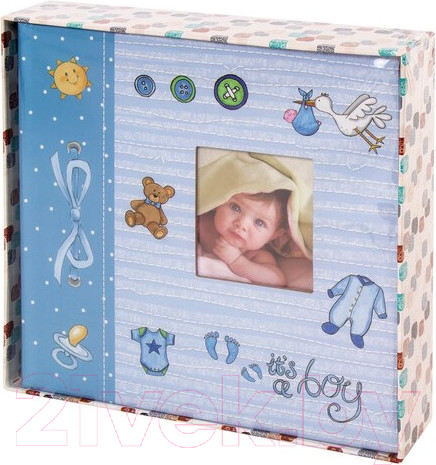 Изображение товара Фотоальбом Brauberg It's A Boy / 391146 (голубой)