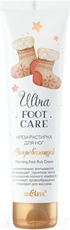Изображение товара Крем для ног Belita Ultra Foot Care Растирка для ног Согревающий (100мл)
