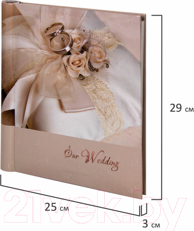 Изображение товара Фотоальбом Brauberg Наша свадьба / 391154