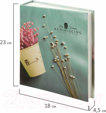 Изображение товара Фотоальбом Brauberg На бирюзовом фоне / 391166