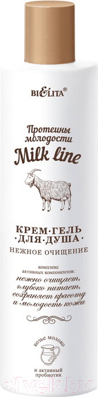 Изображение товара Гель для душа Belita Milk line Нежное очищение (400мл)