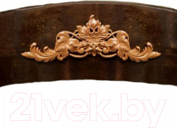 Изображение товара Накладка декоративная для мебели Красная звезда №52 Виноградные листья (Э01, слоновая кость)