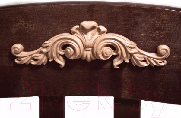 Изображение товара Накладка декоративная для мебели Красная звезда №53 Пальметта (Э01, слоновая кость)