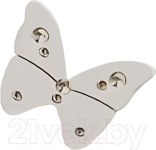 Изображение товара Накладка декоративная для мебели Лель Бабочки со стразами 006