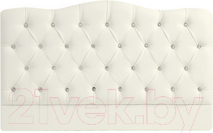 Изображение товара Панель для кровати Лель Ландыш БИ 07 (кожа белый)