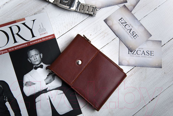 Изображение товара Зажим для денег Ezcase City Duo / C17.2 (коричневый)
