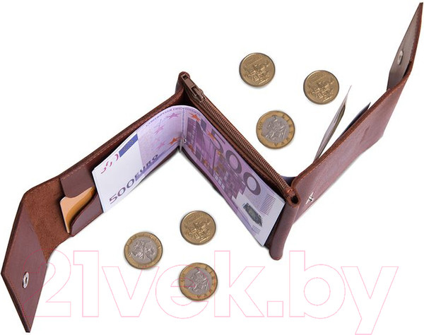 Изображение товара Зажим для денег Ezcase City Duo / C17.2 (коричневый)