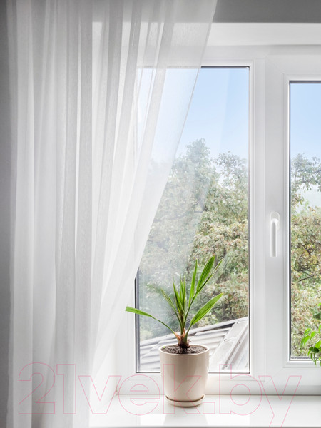 Изображение товара Гардина Soft Lines Selanik (500x270, белый)
