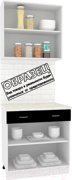 Изображение товара Комплект кухонных модулей Кортекс-мебель Корнелия Экстра 80р1ш (дуб сонома/мадрид)