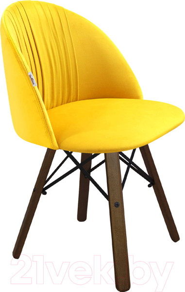 Изображение товара Стул Sheffilton SHT-ST35-1/S70 (имперский желтый/темный орех))