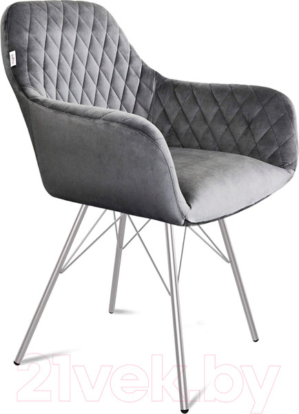 Изображение товара Стул Sheffilton SHT-ST38/S37 (угольно-серый/хром лак)