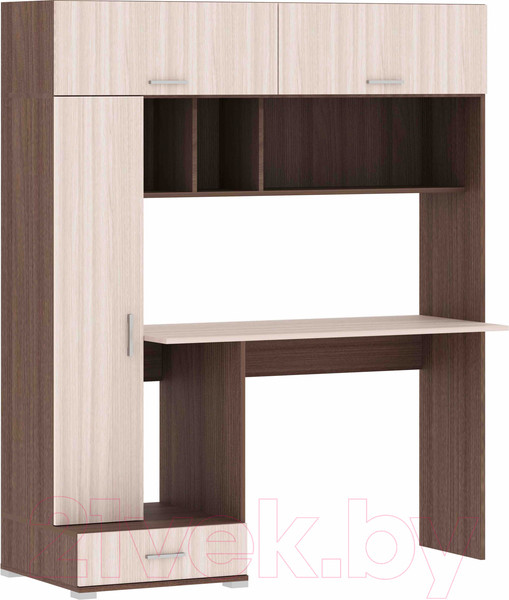 Изображение товара Компьютерный стол Памир ПКС-1 (ясень шимо темный/ясень шимо светлый)