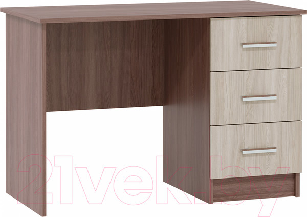 Изображение товара Письменный стол Памир ПКС-3 (ясень шимо темный/ясень шимо светлый)