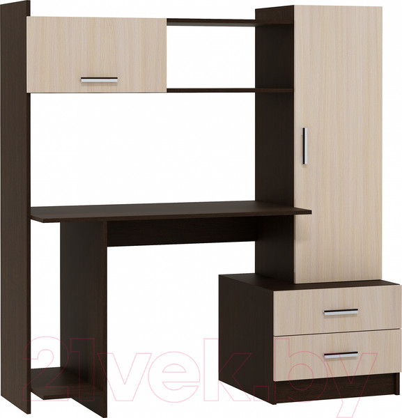 Изображение товара Компьютерный стол Памир ПКС-7 (венге/дуб белфорт)