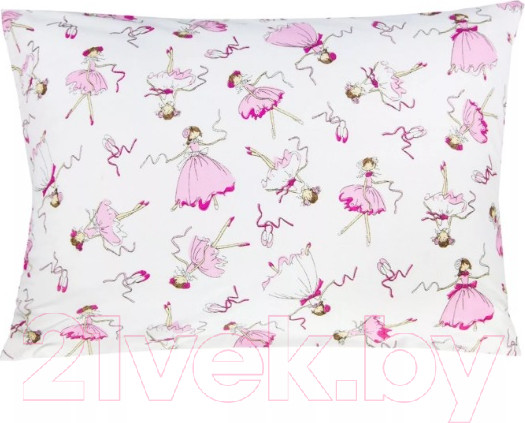Изображение товара Наволочка для малышей Amarobaby Балерины / AMARO-5002-B