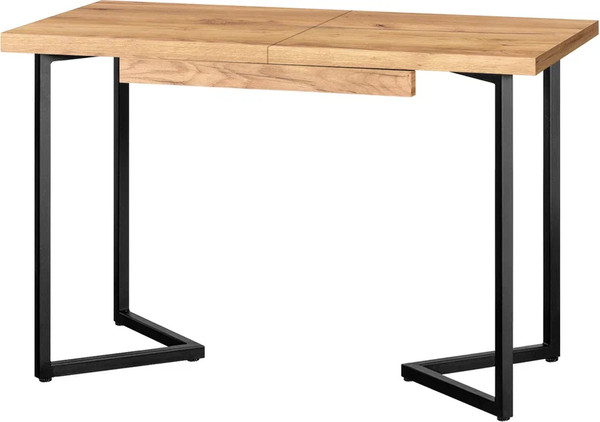 Изображение товара Обеденный стол Millwood Лофт Лондон Л 110-150x70x76 (дуб золотой Craft/металл черный)