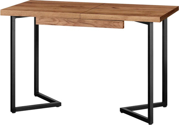 Изображение товара Обеденный стол Millwood Лофт Лондон Л 110-150x70x76 (дуб табачный Craft/металл черный)