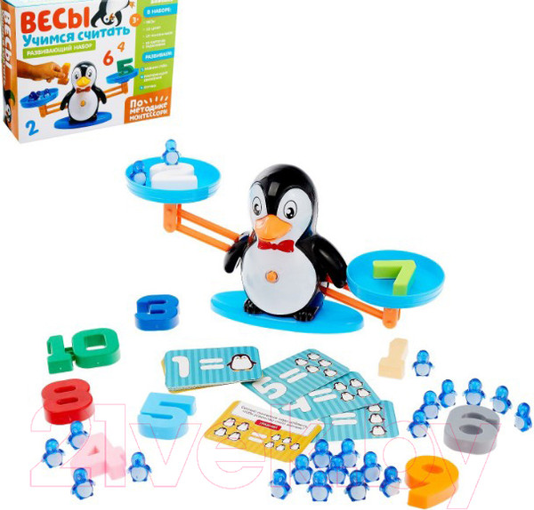Изображение товара Развивающий игровой набор Zabiaka Весы. Учимся считать / 4459736
