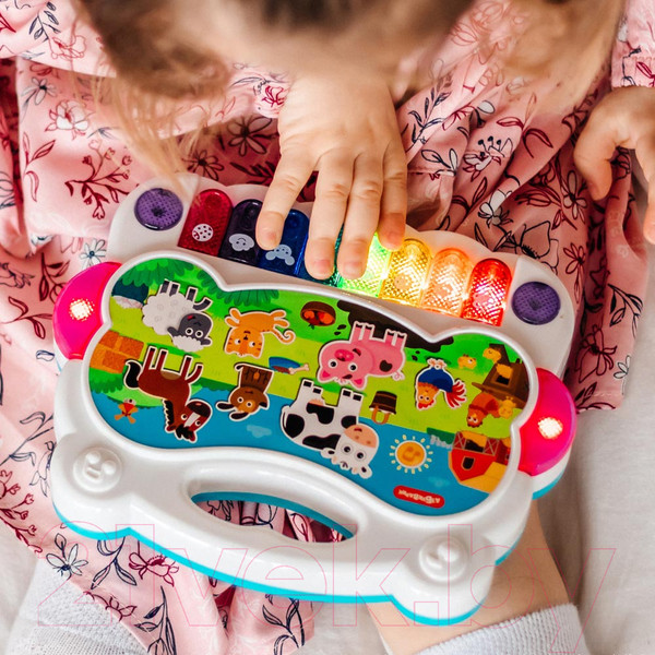 Изображение товара Музыкальная игрушка Азбукварик Пианино Песенки на ферме / AZ-2809