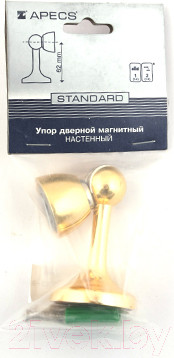 Изображение товара Ограничитель дверной Apecs DS-2761-M-G (золото)