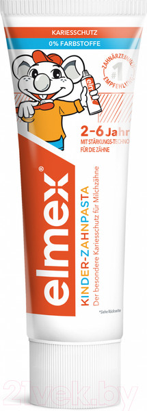 Изображение товара Зубная паста Elmex Elmex Детская 2-6 лет (50мл)