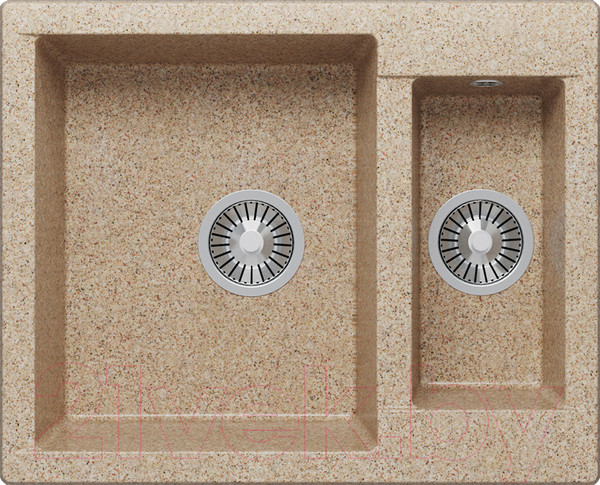 Изображение товара Мойка кухонная Polygran Brig-620 (песочный)