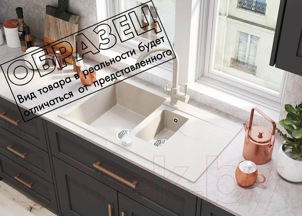 Изображение товара Мойка кухонная Polygran Brig 870 (космос)