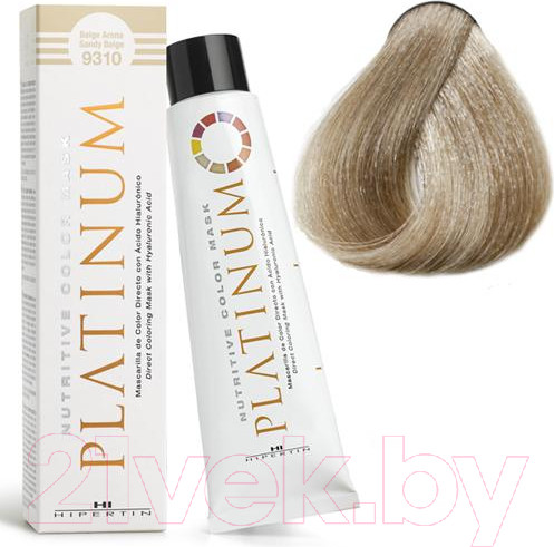 Изображение товара Тонирующая маска для волос Hipertin Nutritive Color Mask Platinum (100мл, бежевый песок)
