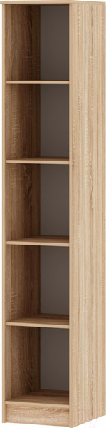 Изображение товара Шкаф-пенал Памир Беатрис Соло (дуб сонома/белый глянец)