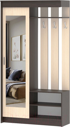 Изображение товара Секция в прихожую Памир ПВ-5 (венге/дуб белфорт)