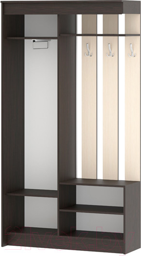 Изображение товара Секция в прихожую Памир ПВ-5 (венге/дуб белфорт)