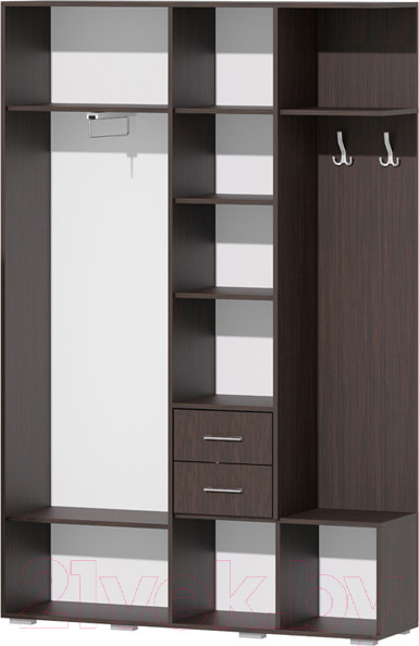 Изображение товара Секция в прихожую Памир ПВ-7 (венге/дуб белфорт)
