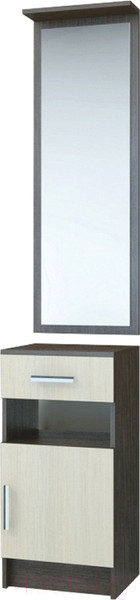 Изображение товара Секция в прихожую Памир ПЛ-1 (венге/дуб белфорт)