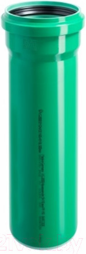 Изображение товара Труба ливневой канализации Ostendorf Ру 3 RAL 6017 110x3.4х1000 / 770340