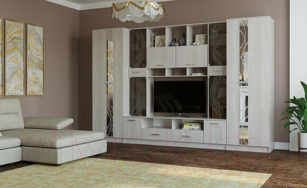 Изображение товара Стенка Памир Сабина СМ-2000 (ясень анкор светлый)