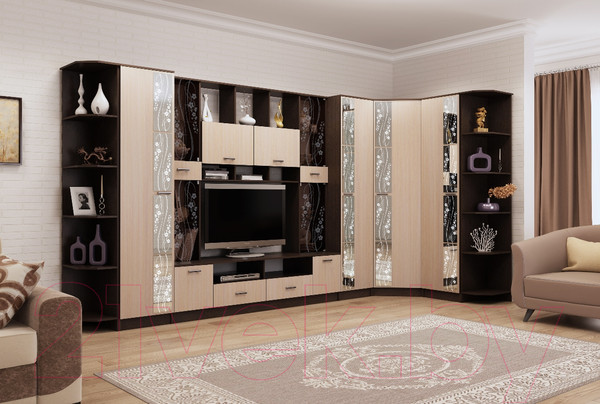 Изображение товара Стенка Памир Сабина СМ-2000 (венге/дуб белфорт)