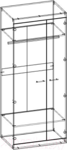 Изображение товара Шкаф Памир Соната ШС-800 (дуб сонома/дуб сакраменто)