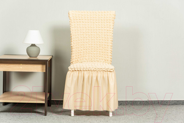 Изображение товара Комплект чехлов Софатэкс КПС-1 с оборкой (ваниль)