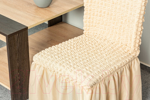 Изображение товара Комплект чехлов Софатэкс КПС-1 с оборкой (ваниль)