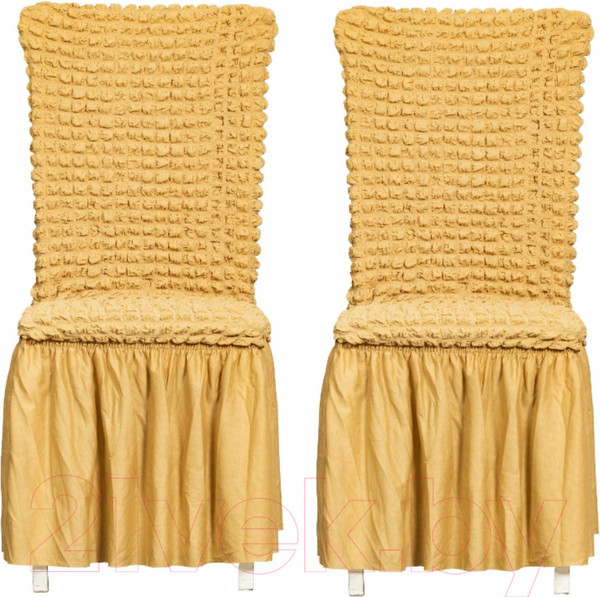 Изображение товара Комплект чехлов Софатэкс КПС-1 с оборкой / 00881 (песок)