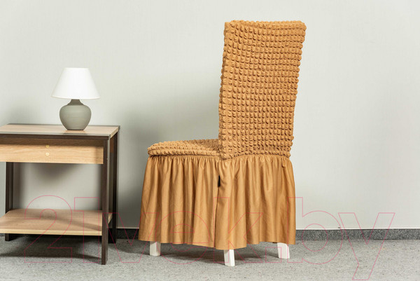 Изображение товара Комплект чехлов Софатэкс КПС-1 с оборкой (кофе с молоком)