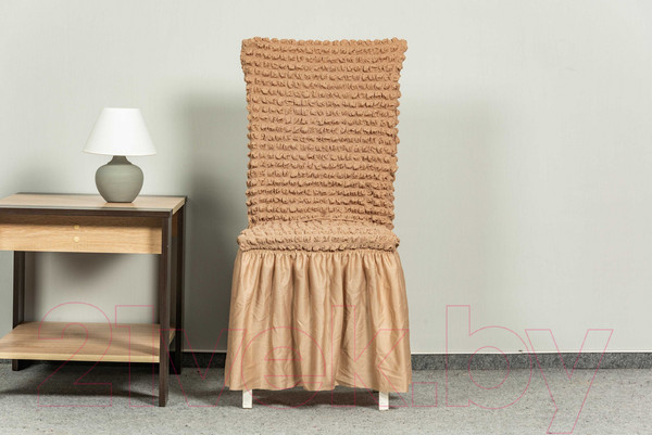 Изображение товара Комплект чехлов Софатэкс КПС-1 с оборкой / 00878 (капучино)