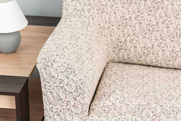 Изображение товара Комплект чехлов Софатэкс Престиж Стандарт Венеция / 00898 (ваниль)