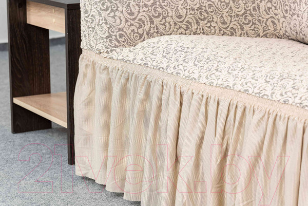 Изображение товара Комплект чехлов Софатэкс Престиж Стандарт Венеция / 00898 (ваниль)