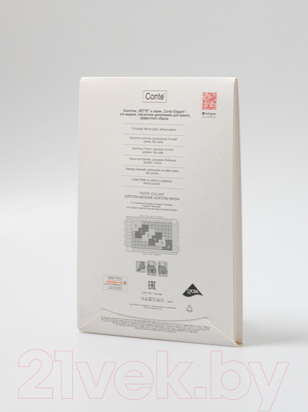 Изображение товара Колготки Conte Elegant Rette Medium (р.3, nero)